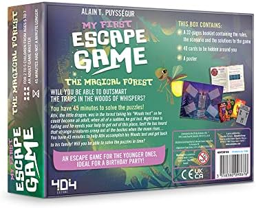 My First Escape Game | Стая бягство в кутия | Забавление за семейна игра pm | пъзел Игра за възрастни и деца | на Възраст от 5 + | 2-5 играчи | Средно време на игра 45 минути | Написано 4