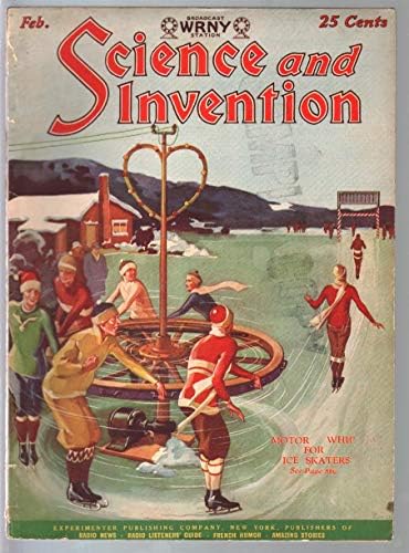 Науката и изобретенията, 2/1928-Гернсбэк-скейтъри-Даннингер-Франк Rv Пол-VG / FN