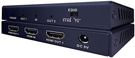 Сплитер Vanco EVSP4K12 Evolution Premium 4K, HDMI 1x2, предава аудио и видео от един източник към 2 изхода HDMI с резолюция, ултра висока