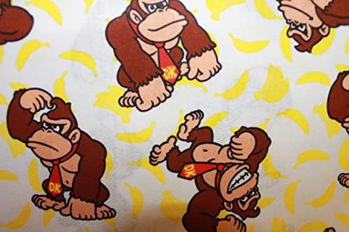 Плат Donkey Kong Плат DK DK Banana Pack, добре продаваният The Fat Quarter (18 X 22), Новата BTFQ