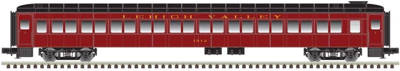 Автобус Atlas O мащаб Pullman Bradley (3-рельсовый) Лехи Вали (червен / черен) 1516