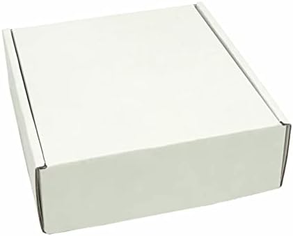 Малки транспортни кутии 4x4x2 инча, Бяла кутия от велпапе, 50 опаковки (Вътрешен размер: 3,3 x 3,6 x 1.8 инча)