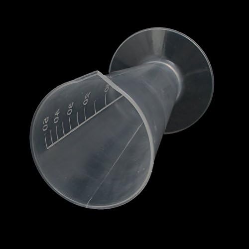 Aexit 2 елемента с Кухненски сензор за Лабораторен Пластмасова Мерителна Чашка Конична форма, с Капацитет 50 мл Прозрачен