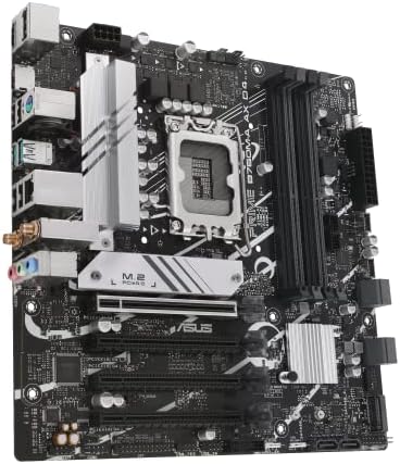 Дънна платка ASUS PRIME B760M-A AX D4 Intel B760 (LGA 1700) (13-ти и 12-ти поколения) mATX, PCIe 4.0, 2 слота xM.2, 2,5 Gb lan, Wi-Fi,