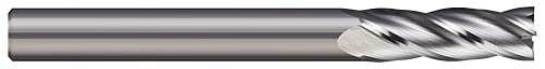 Квадратна Бележка слот за Micro 100 AEMM-020-4, Диа на нож е 2 мм, 5 мм LOC, 4 Fl., Диаметър джолан 4 мм, 50 мм OAL, Без покритие