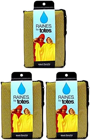 Дъждобран Raines за възрастни с Различни цветове, с различни размери (3 опаковки)