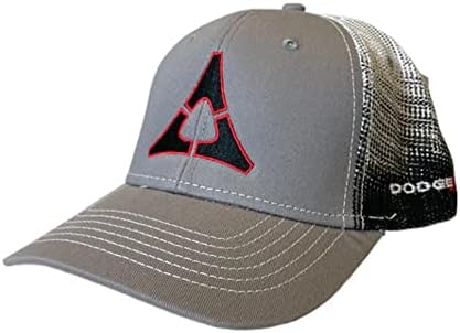 Бейзболна шапка за шофьор на камион Dodge Fratzog Gravel възстановяване на предишното положение - Черен / Сив / Бял