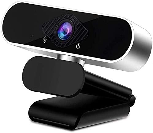 Уеб камера MELUN HD |1080P Уеб-камера с микрофон, подключаемая и воспроизводимая Компютърна камера USB за десктоп, лаптоп, видео-конферентна връзка по Skype/Zoom / YouTube (Черно и с?