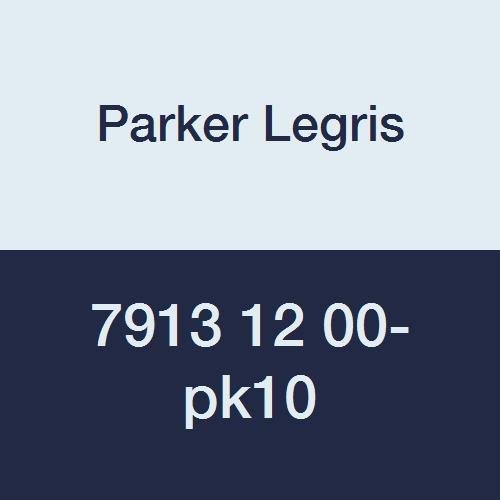 Паркър Legris 7913 12 00-pk10 Legris 7913 12 00 Неразделна Мини сферичен кран, 3-бягане, диаметърът на тръбата 12 мм (опаковка от 10