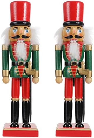 PRETYZOOM 20 см Коледен Дървена Лешникотрошачката Набор от Вкусен Войници Лешникотрошачката Куклен Войници Играчки и Коледни Празнични