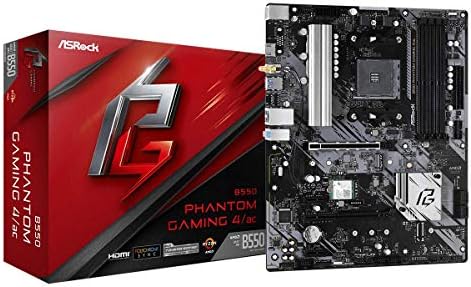 Дънната платка на ASRock B550 Phantom Gaming 4 AC поддържа AMD AM4 Ryzen™ 3-то поколение /бъдещи процесори на AMD Ryzen™