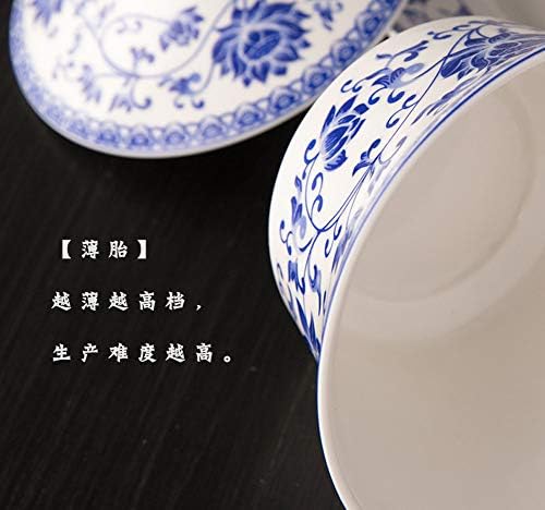 Китайските Порцеланови Чаши Чай 6,7 унции Gaiwan Flower Tureen Традиция Sancai Купа с Капак за устни Чаша с Блюдцем Чай Комплект за Хлабав