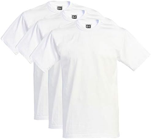 Мъжки t-shirt DREAM USA от 3 опаковки от тежък памук, с кръгло деколте и Къс ръкав