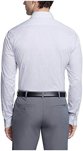 Мъжка риза Calvin Klein с принтом Non Желязо Stretch Slim Fit