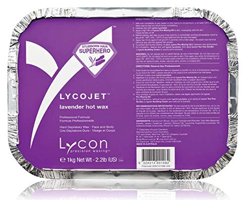 Lycon Wax ~ ЛАВАНДУЛА восък LYCOJET 1 кг / 35 грама без ивици