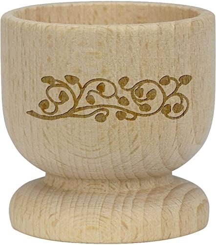 Дървена чаша за яйца Azeeda Декоративна fringe (EC00022260)