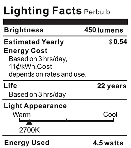 led Крушки Fabulated B11 с регулируема яркост в Канделябрах, led лампи, на базата на sconces свещ E12, 4,5 W, Еквивалент на 40-Ватова