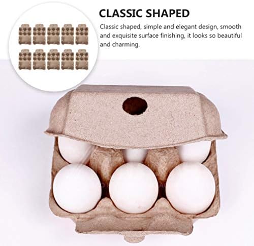 Hemoton Egg Keeper Кутии за Кокоши яйца Биоразлагаемая Хартиена Кутия На Яйца 6-Элементные Поставки за Яйца Притежателя на Празния Улей