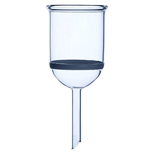 ADAMAS-Филтър Бюхнерова фуния от БЕТА-стъкло с Глоба фриттой (G3), Филтърна Бюхнерова фуния, Боросиликатное стъкло, 100 мл
