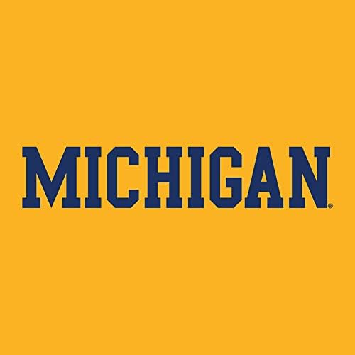 Базов Блок на NCAA Michigan Wolverines, Тениска Отборен цвят Колеж на Университета