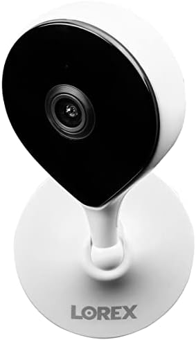 Безжична камера за сигурност Lorex 2K за помещения, Допълнителна камера за сигурност за кабелна система за видеонаблюдение (1080p)