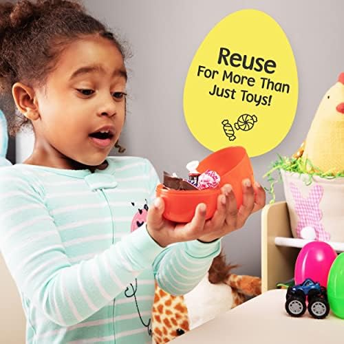 Великденски Яйца PREEXTEX Jumbo, Пълни с Пластмасови Играчки-Чудовища със собствените си ръце За Деца | стоки, Стоки за Великден партита | Чудесен Играчка кола-изненада за