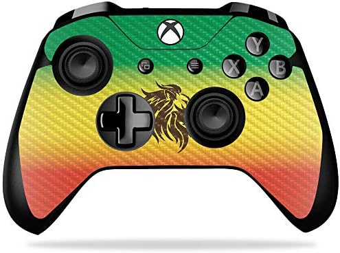 Обвивка от въглеродни влакна MightySkins контролера на Microsoft Xbox One X - Печени | Защитно, Здрава Текстурирани покритие от въглеродни