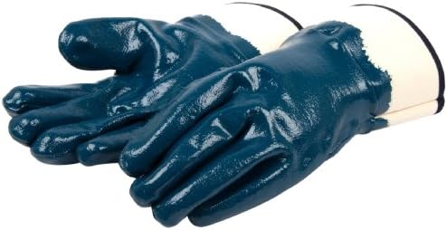 Ръкавици от нитрил с твърдо покритие Forney 53357, големи/X-Large, Сини /Кремав