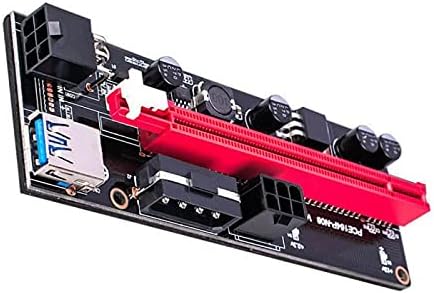 Конектори PCI-E ГРАФИЧНИЯТ Адаптер 60 см VER009S PCI-E Странично Карта PCIe от 1x до 16x USB 3.0 Удължител за кабел за предаване на данни е Добра производителност - (САЩ, цвят: синя ли?