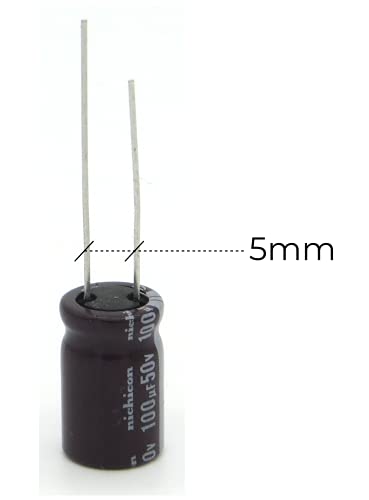 Алуминиеви електролитни кондензатори с радиален оттеглянето на 100 uf 50 за ремонт на LCD телевизори и потребителска електроника - 4