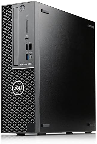Настолен компютър Dell Precision 3431 СФФ Intel Hexa Core i5 9500 с честота до 4,4 Ghz 32 GB памет, 500 GB NVMe SSD-диск на Windows 11