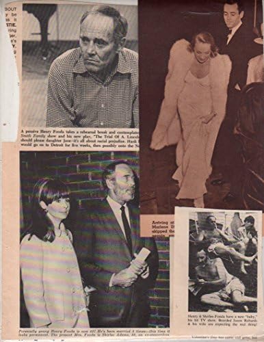 Снимка от списание Henry Fonda original clipping R1265
