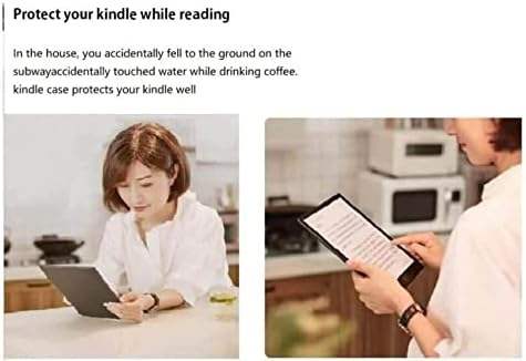 Калъф за Kindle Paperwhite до 2018 г. (образец № EY21 или DP75SDI) - Калъф от изкуствена кожа Protective Smart Cover е Подходящ само