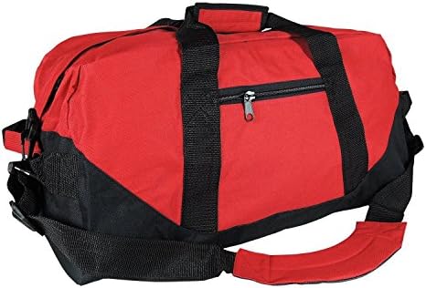 Спортна чанта iEquip, Спортна чанта, Тежка Пътна чанта в два цвята (Червен - Голяма (21 x 11x 11))