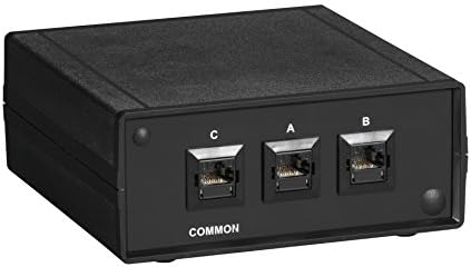 Черна кутия RJ45 2-към-1 CAT6 10G Ethernet Ръчно Тенис на суич