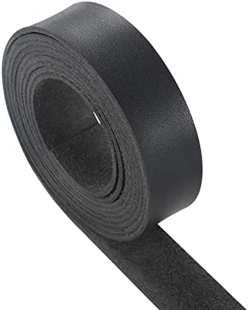Кожена каишка CDY Черен цвят с Ширина 1 сантиметър и дължина 80 см, кожени ивици за колан, изключително подходящи за греди за домашни