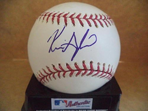Кевин Грибоски Брейвз/ Рейнджърс/Нэшнлз С автограф от генералния директор по бейзбол - Бейзболни топки с автографи