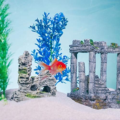 Aquatic Planet, 5 опаковки изкуствени пластмасови аквариумни растения, декорация на аквариум с рибки, орнамент за украса