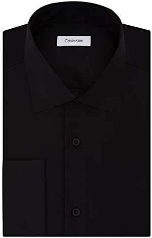 Мъжка риза Calvin Klein Regular Fit с френски ръкавели от Нетъкан текстил в коледна елха