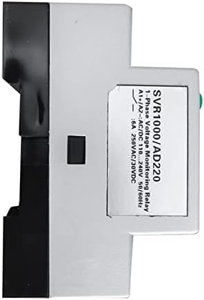 Реле за откриване на напрежение EXONGY SVR1000 Защита от напрежение Цифрови релейни защита на еднофазно мониторинг (Размер: ACDC 110240V)