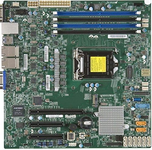 Дънна платка Supermicro Micro ATX DDR4 LGA 1151 X11SSH-LN4F-O