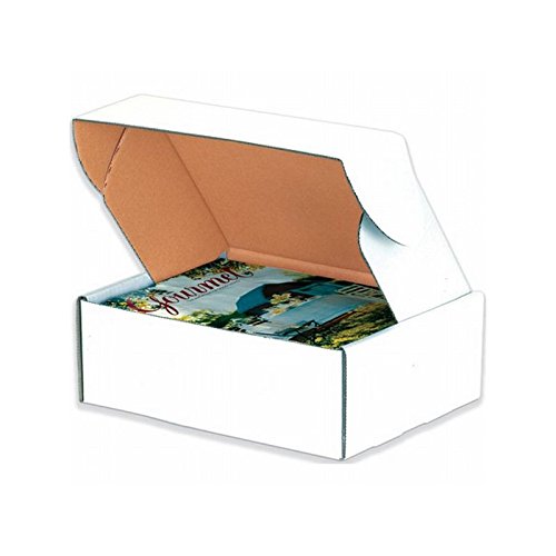 Кутия за Опаковане Бяла Делукс за пощенска литература, 15-1 / 8 x 11-1/8x 4 - Комплект от 50