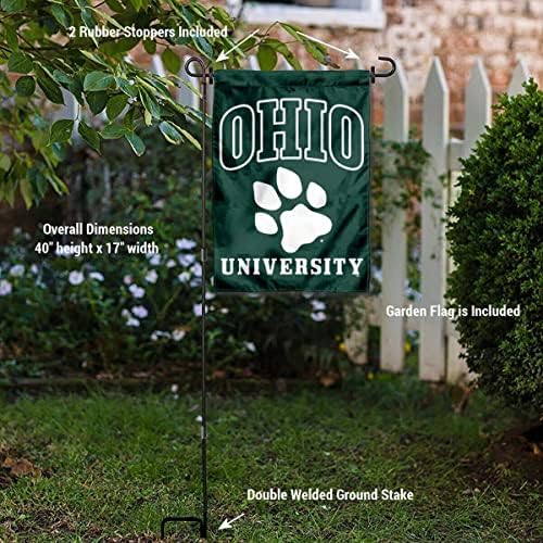 Набор от Притежателите на градинските банери и знамена Ohio Bobcats Лапа, Поставка за хартата