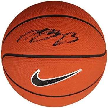 Баскетболна топка с Автограф от Леброн Джеймс Mini Найки - King James W/Jsa Loa - Баскетболни топки с Автограф