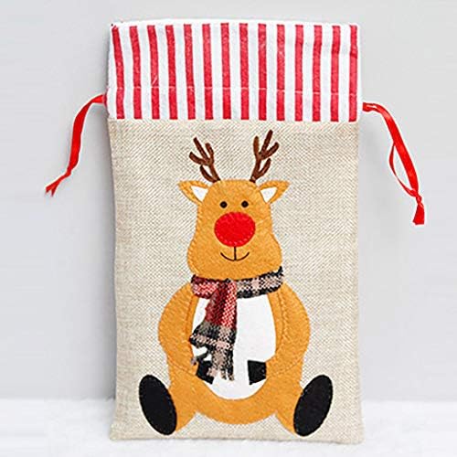 Коледна Украса Бельо Детски Подаръчен Пакет, Чанта За Бонбони Чанта За Съхранение На Пуловери Контейнери За Съхранение На Багаж