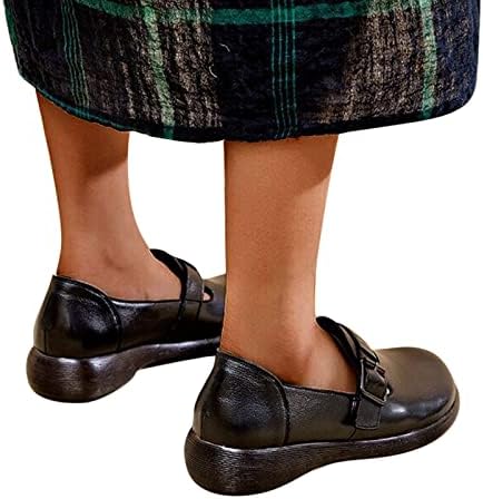 Дамски обувки на равна подметка, елегантно облечен Ежедневни обувки без закопчалка, Модни Дамски Градинска обувки за почивка, Дамски