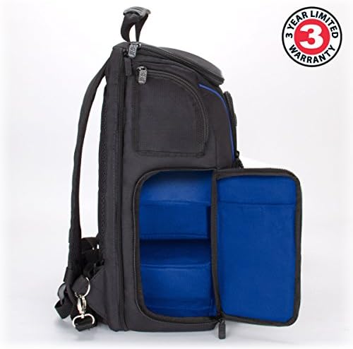 Пътна чанта за CPAP машина USA GEAR - CPAP раница, Съвместим с XT Fit, AirSense 10/11 и Philips Dreamstation - Адаптивен интериор за