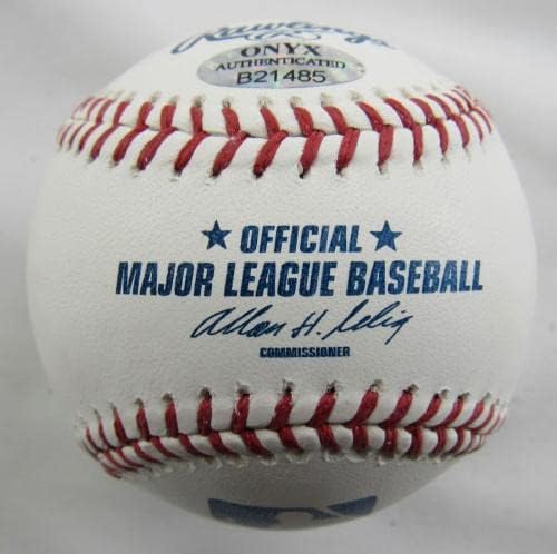Мигел Сано Подписа Автограф Rawlings Baseball B109 - Бейзболни Топки С Автографи