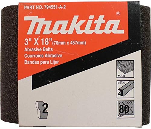 Абразивная лента Makita 794554-A-2 с размери 3 до 18 инча №100, 2 опаковки