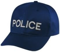 Униформите на Полицията в света - Шапка / Нашивка на шапка - Сребриста / Тъмно-тъмно сини, Регулируеми на Полицията, Шериф, CHP, Охрана,